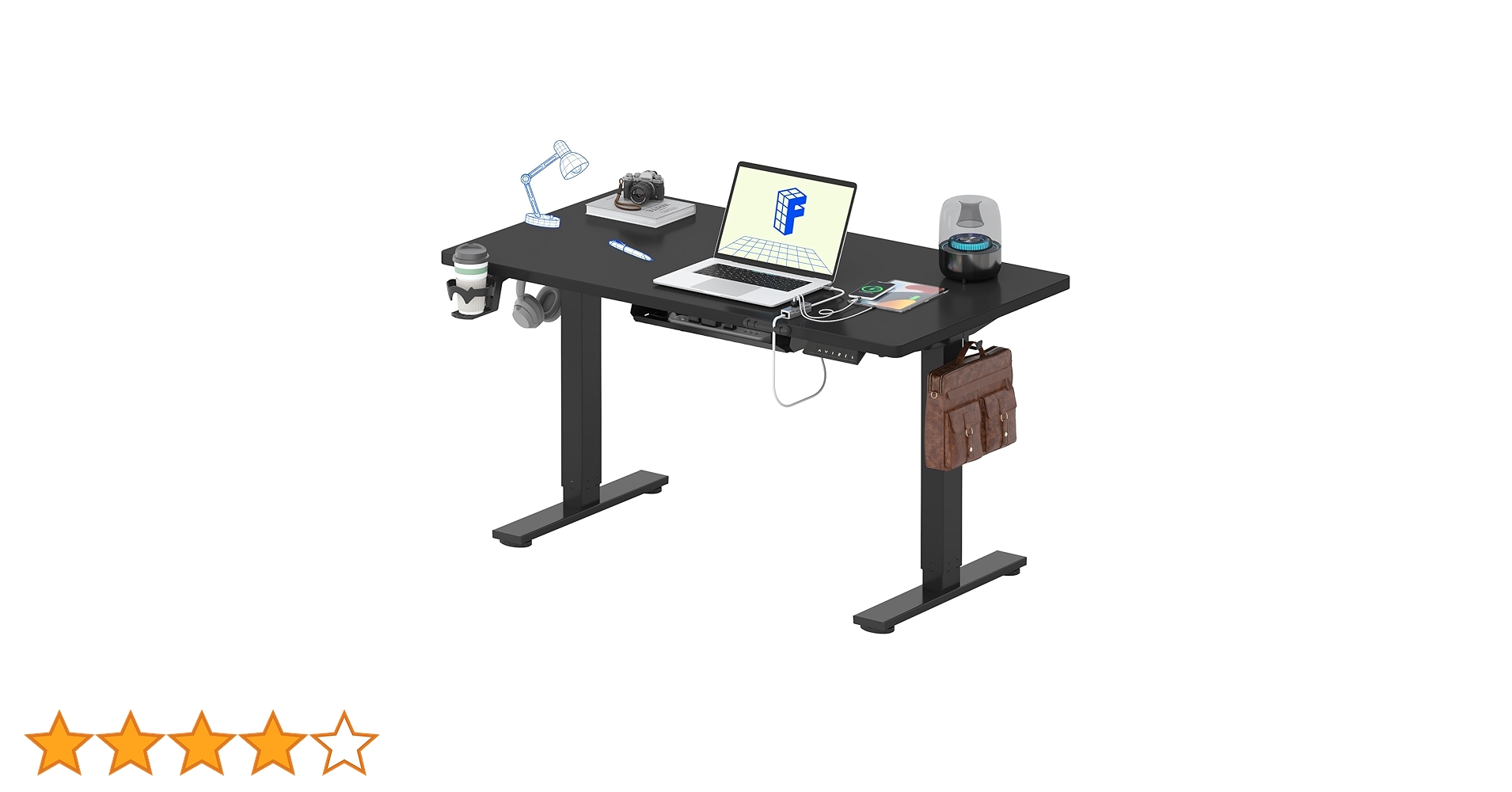 Amazon | FLEXISPOT 昇降デスク ローテーブル EF1 T 高さ48-72cm